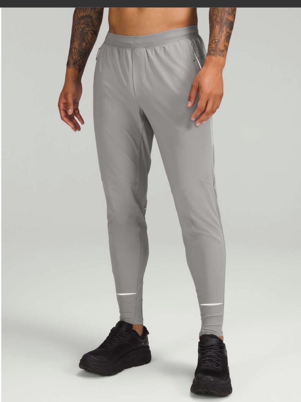 Lululemon Surge Hybrid Pant *ReflectiveGull Grey Size Large 28”